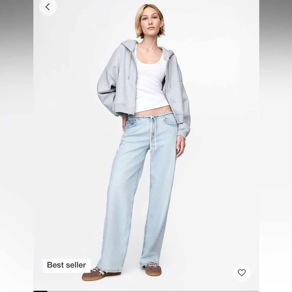 GAP Blue Flare Wide Leg Jeans High-Rise